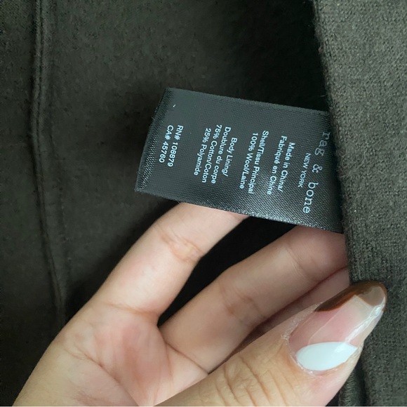 Rag & Bone wool Jacket in size 4 - Picture 4 of 5